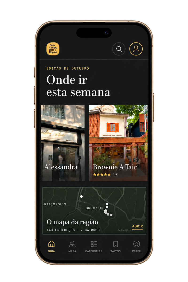 App Guia Campo Belo & Região